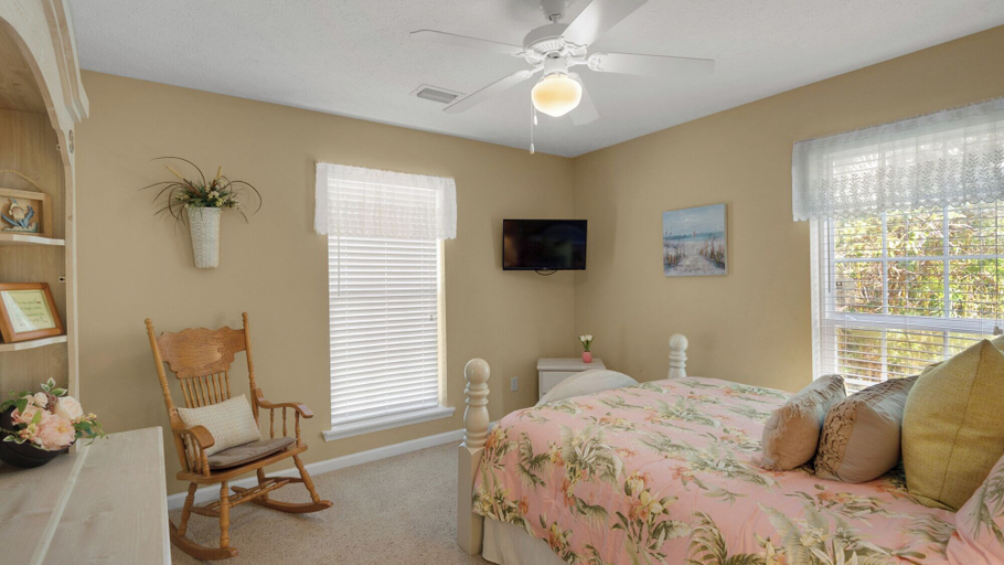 Bedroom 2, Classic Beach Retreat Just a Minute From the Beach Access in Seacrest on 30A, Walton
