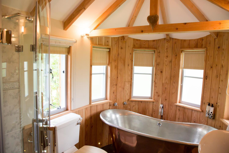 Bathroom 4, Fox & Hounds Country Hotel, Devon