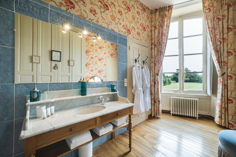 Bathroom 4, Chateau de Bouceel, Manche