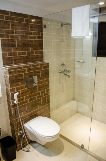 Bathroom 5, Hotel Comfotel, Kolkata