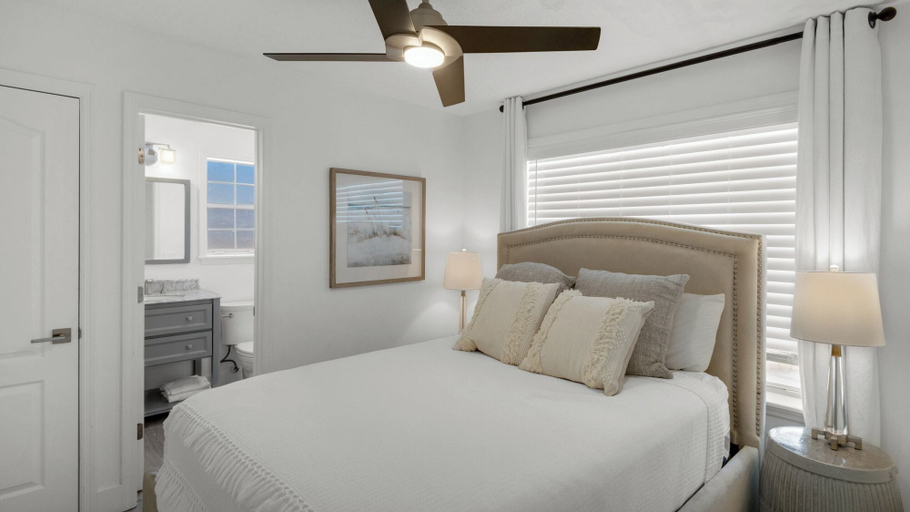 Bedroom 3, Gulf-front, Private Pool ~ Stunning Gulf Views From All Levels + Beach Setup, Walton