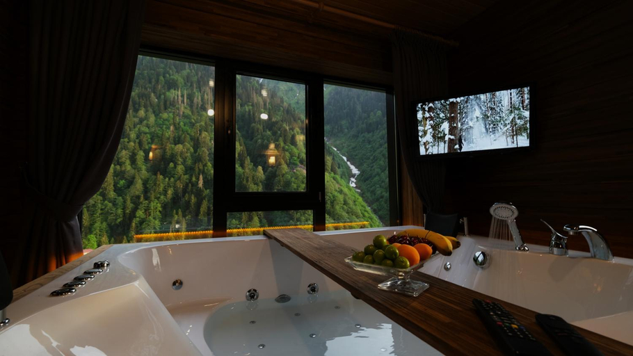 Bathroom 4, Ayder Villa De Pelit Hotel, Ardeşen