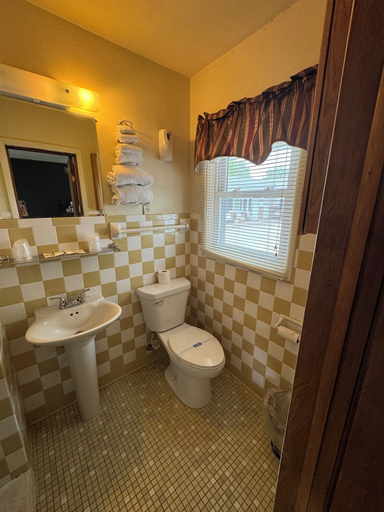 Bathroom 3, Napps Motel, Grant
