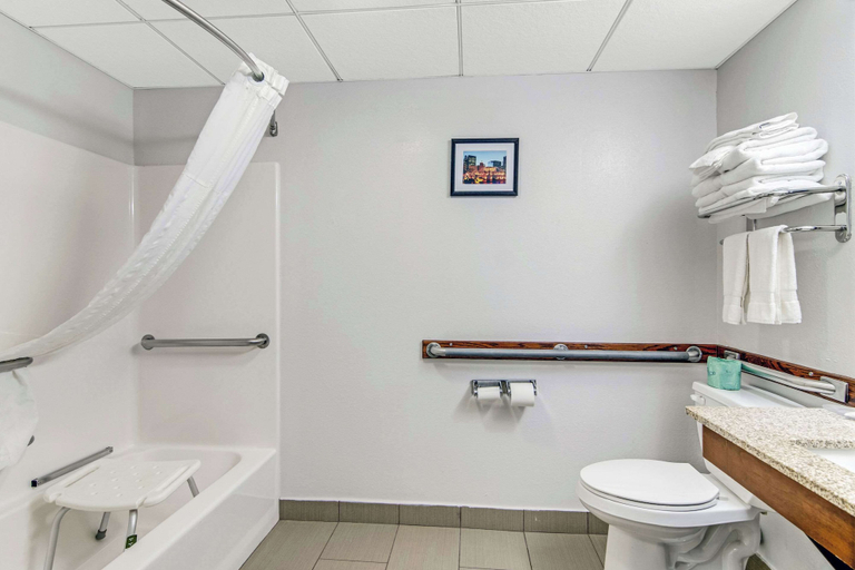 Bathroom 4, Comfort Suites near I-80 and I-94, Cook
