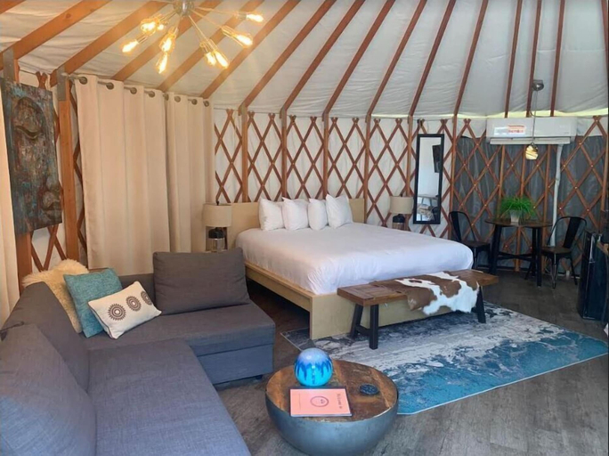 Bedroom 2, Escalante Yurts, Garfield