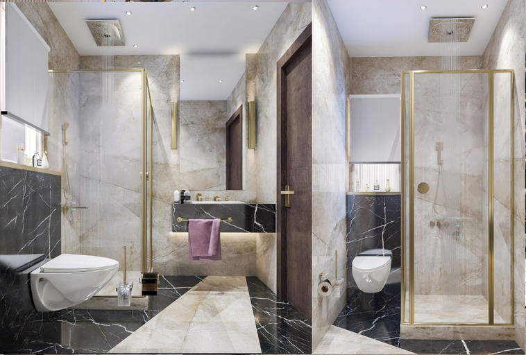 Bathroom 4, Cavalli Boutique Apartments, Al-Ghurdaqah