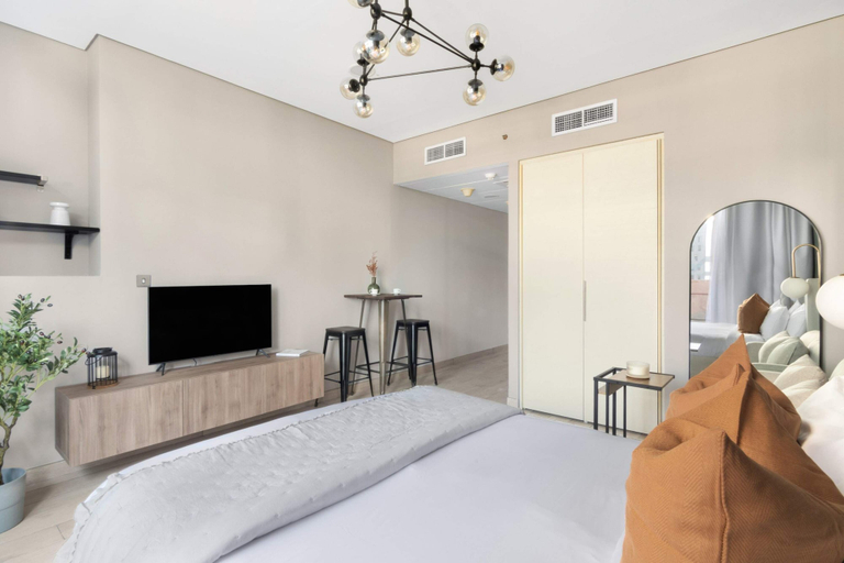 Bedroom 3, Silkhaus Balcony With Great View Studio In Difc, Dubai
