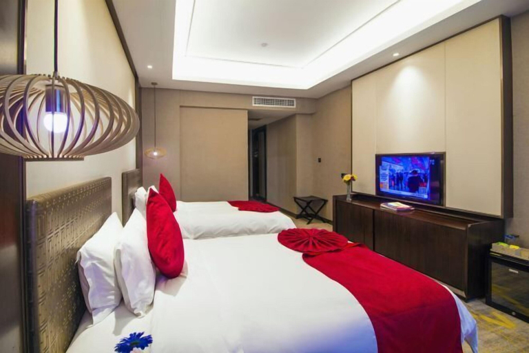 Bedroom 3, Wanshanhong Hotel (Fanjing Mountain Avenue Branch), Tongren