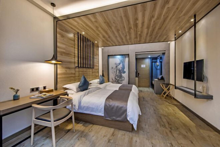 Bedroom 3, Wuyishan Yuejiuqu Hotel (Zhuyu Wharf), Nanping