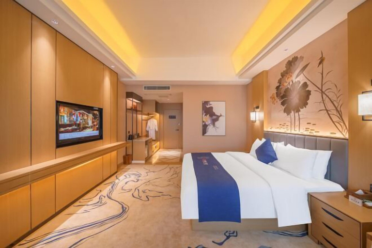 Bedroom 1, zhaona • Guofeng Intelligent Hotel, Dongguan