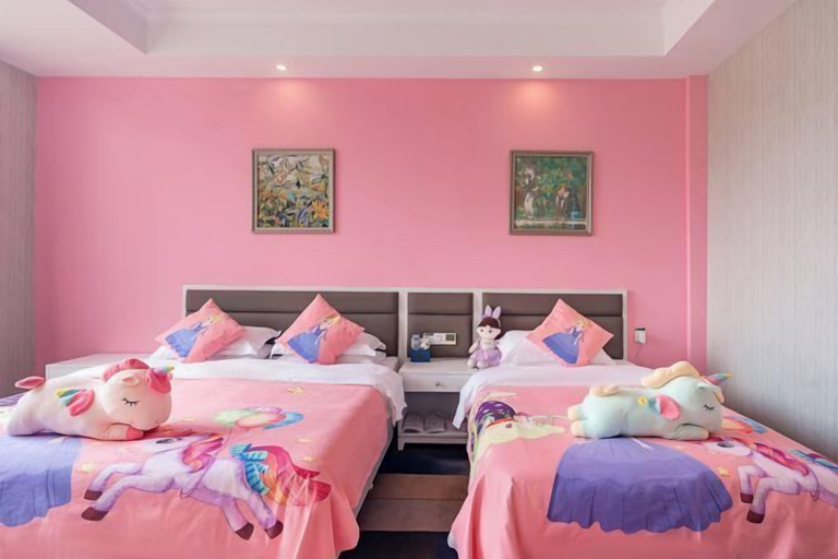 Bedroom 3, Qinshuiwan Holiday Hotel (Ninghai Wujia Manor), Ningbo
