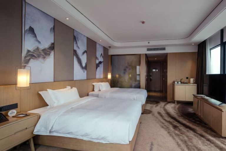 Bedroom, Lindao Holiday Inn, Chengdu