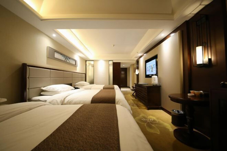 Bedroom 2, Yueting Garden Hotel, Jinchang