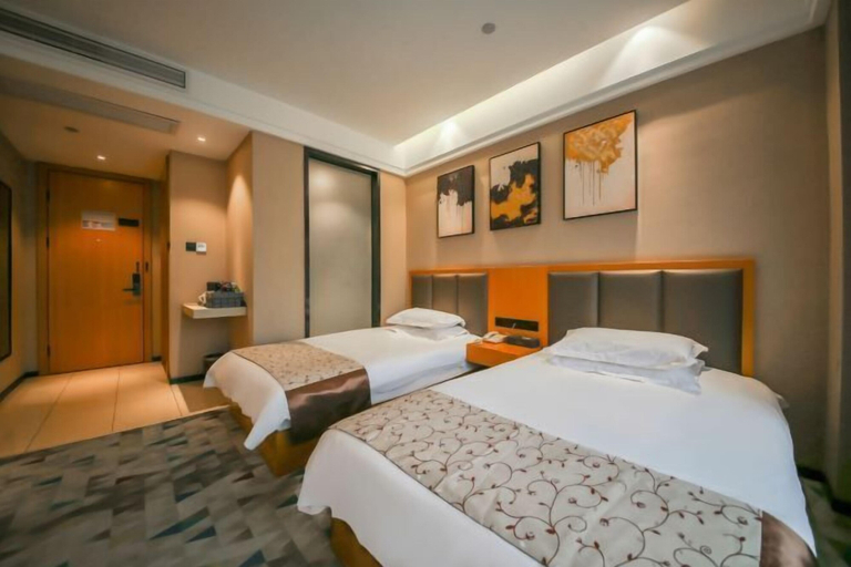 Bedroom 3, Mingcheng Boutique Hotel in Bengbu City, Bengbu