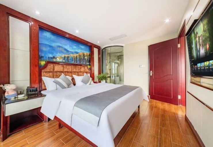 Bedroom 2, Fuzhicheng Boutique Hotel (Yuantan Railway Station Branch), Qingyuan