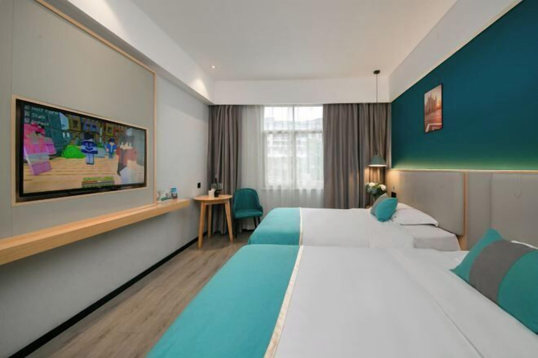 Bedroom 2, Maishang City Hotel (Baishazhou Branch), Hengyang