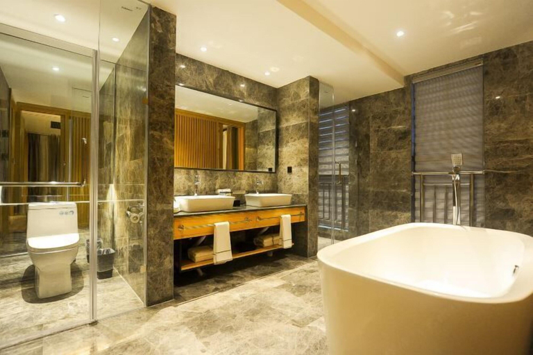 Bathroom 4, Deepness Hotel, Wenshan Zhuang and Miao