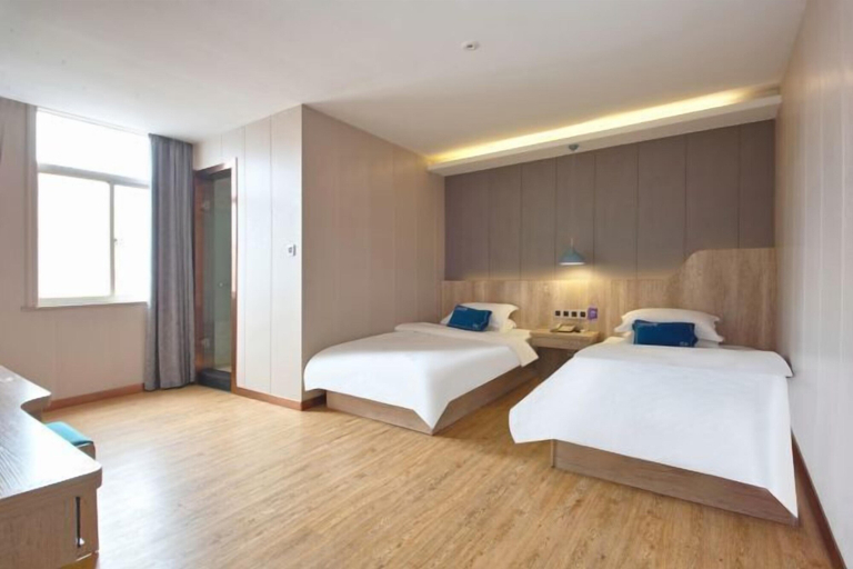 Bedroom 3, Pebble Motel Cloud Hotel (Chaohu Wanda Plaza), Chaohu