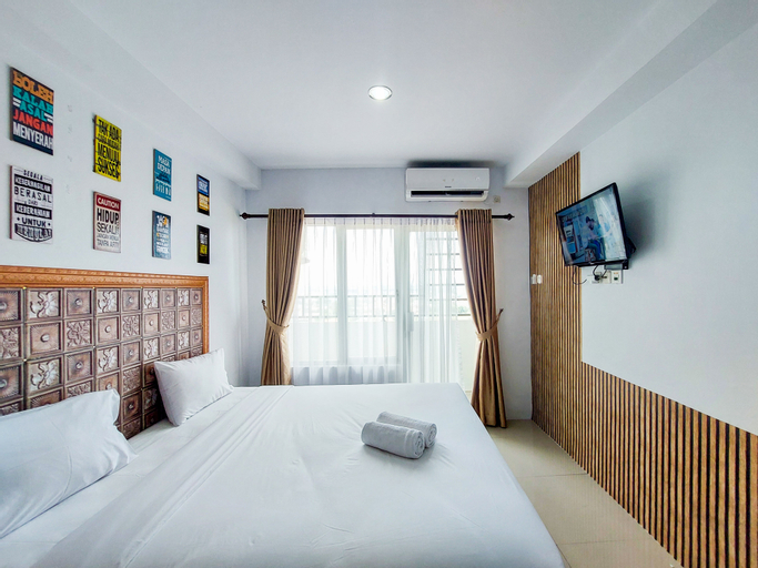 Bedroom 3, Cozy and Restful Studio at Skyview Medan Apartment By Travelio, Medan