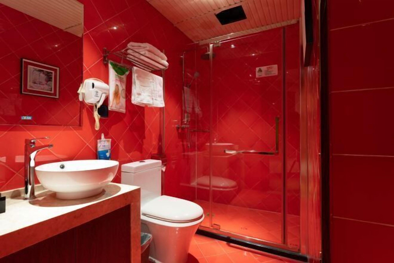 Bathroom 3, Yashe Tianxiang Boutique Hotel, Jilin