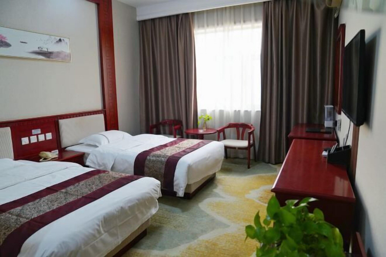 Bedroom 3, Hua Sheng Business Hotel, Jiuquan