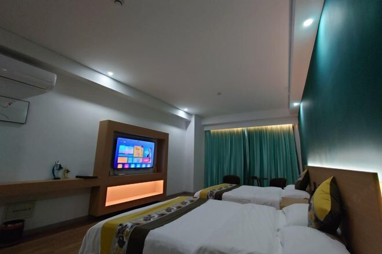 Bedroom, Central Business Apartment Hotel, Shanghai