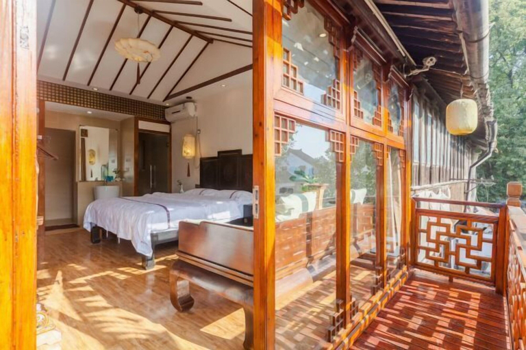 Bedroom 3, Pushe Guiyin Inn, Suzhou
