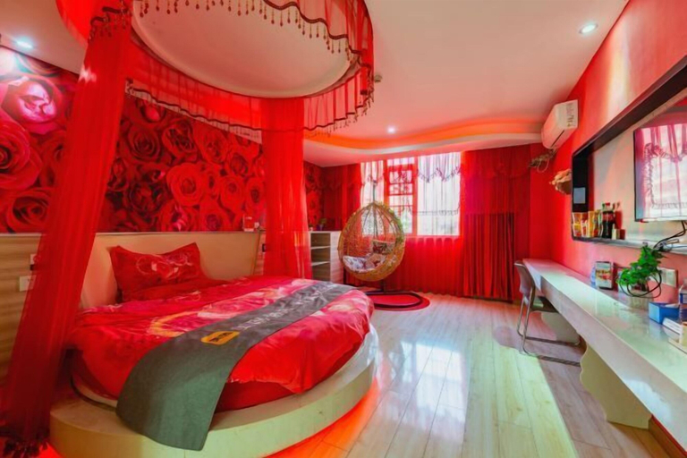 Bedroom 2, Jasmine Bloom Inn (Yidu Chenghe Road), Yichang