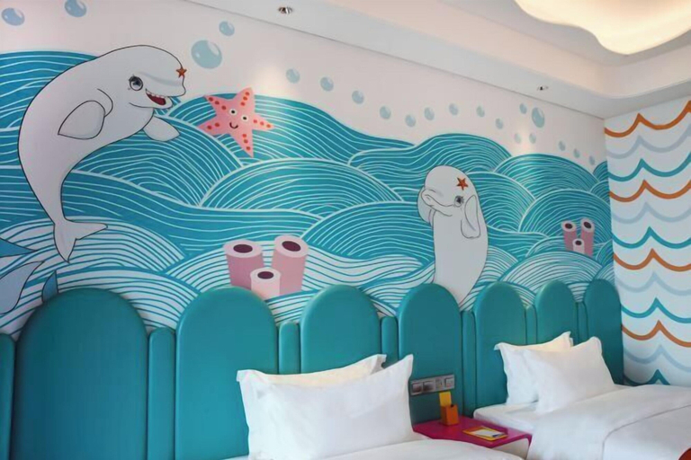 Bedroom 3, Fuxian Lake Dolphin Bay Hotel (Cambrian Town Flagship Store), Yuxi