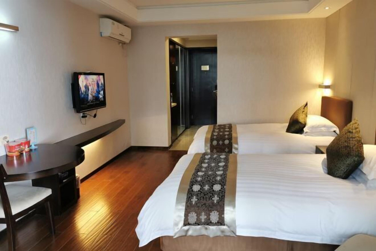 Bedroom 2, Qiye Shuxia Hotel, Huzhou