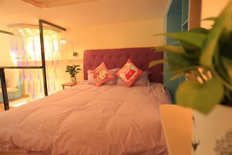 Bedroom 3, Jiangmen Woxingwosu Apartment, Jiangmen