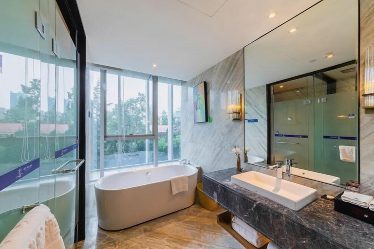 Bathroom 4, Chengtou Gangwan Hotel, Zunyi