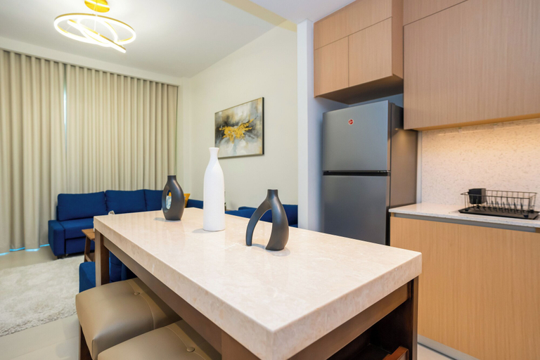 Private kitchen 3, Tanin - Luxurious 5th Floor Retreat at Summer 3 CreekBeach, Dubai