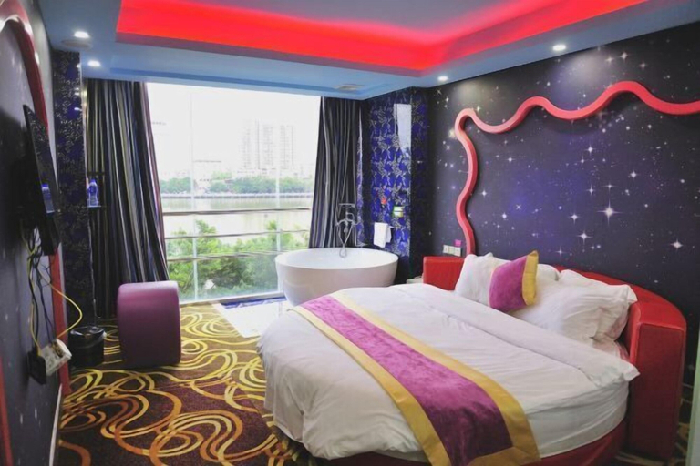 Bedroom 2, Aiqing Apartment Chain Hotel, Jiangmen