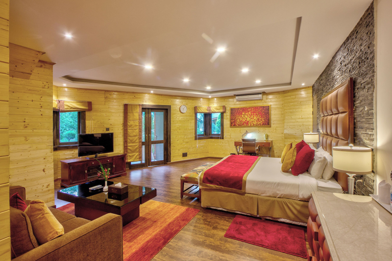 Bedroom 4, Span Resort & Spa, Manali - A Luxury Riverside Resort, Kullu