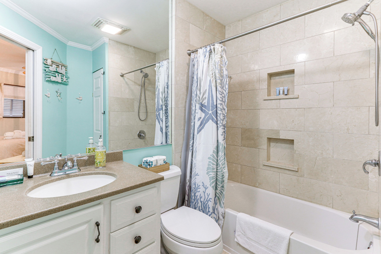 Bathroom, Beach Access: Oceanfront Hilton Head Studio, Beaufort