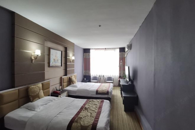 Bedroom 2, Shehong Hexie Business Hotel, Suining