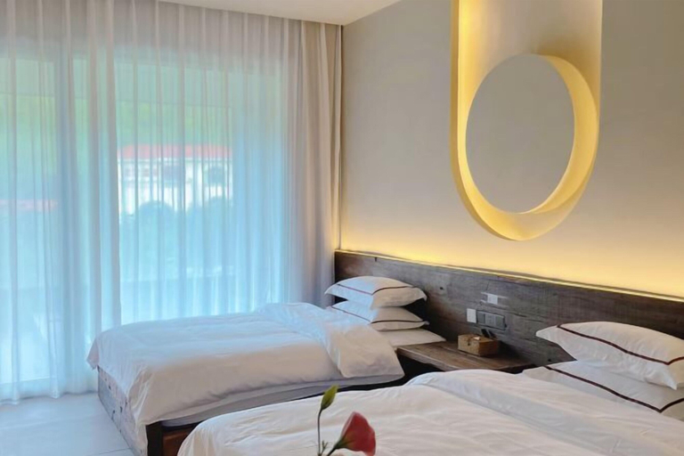 Bedroom 3, Retang Village Longfa Hot Spring Villa, Huizhou