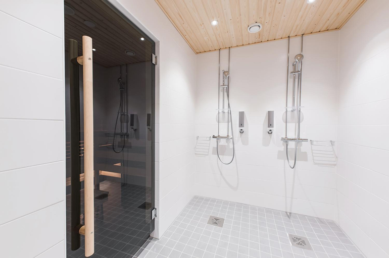 Bathroom 4, Forenom Serviced Apartments Helsinki Mansku, Uusimaa