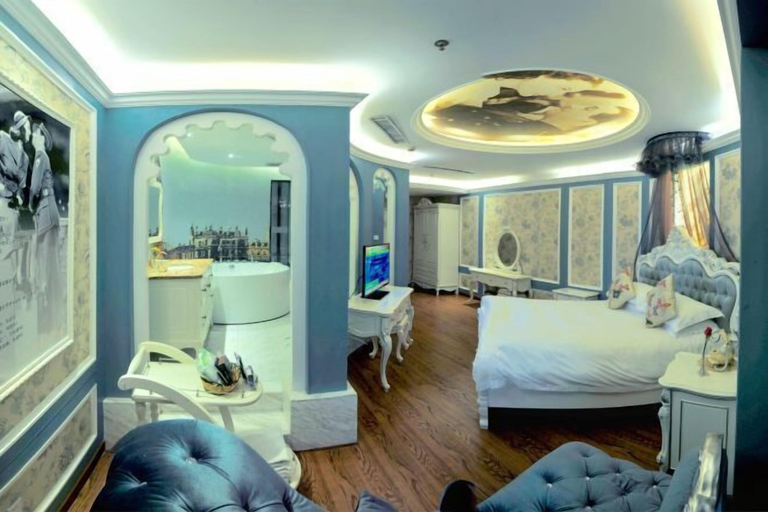 Bedroom 3, Qianzhou Yijia Hotel, Hangzhou