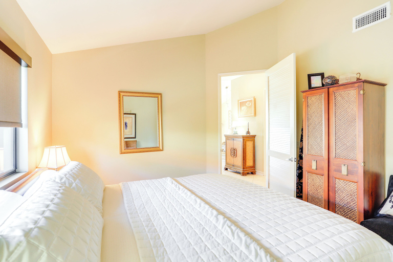 Bedroom 4, Patio + Resort Amenities: Palm Desert Escape, Riverside
