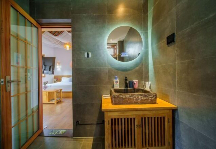 Bathroom 3, Huachengju View Guesthouse, Honghe Hani and Yi