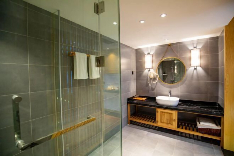 Bathroom 4, Zhangjiajie Wulingyuan Bamboo Holiday Homestay, Zhangjiajie