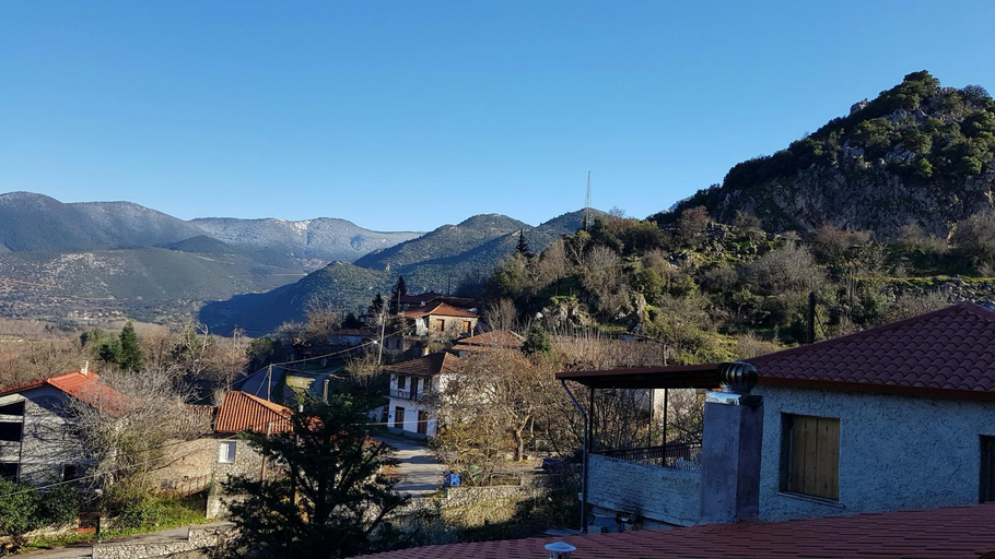 2, Stone house on the rock, Central Greece