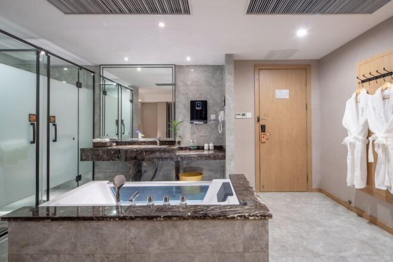 Bathroom 3, Tianmu Lake Xhotel Tencent Cloud Smart Hotel, Changzhou