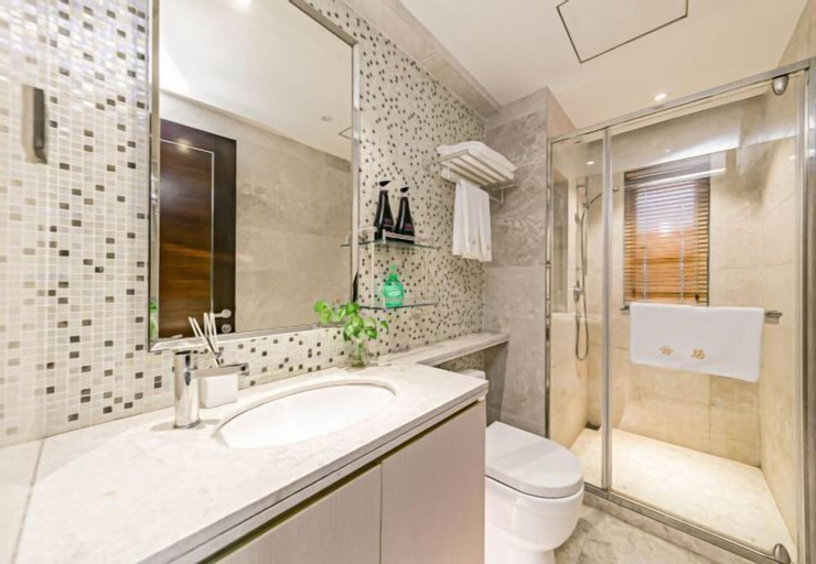 Bedroom 3, Binhe Yunju Boutique Apartment (Shenzhen Jingji Binhe Shidai), Shenzhen