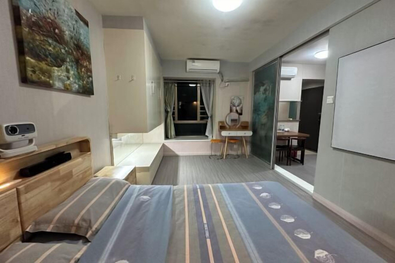 Bedroom 3, Shenzhen Yage Apartment (Luohu Control Point), Shenzhen