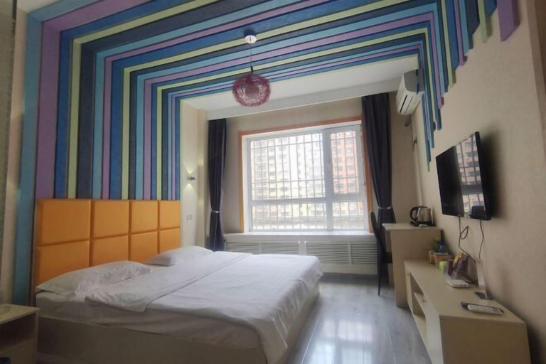 Bedroom 5, AI SHANG Couples fheme hotel, Suihua