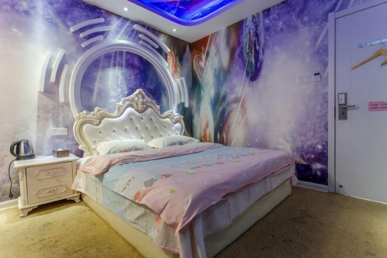 Bedroom 3, Sugar Candy Theme Hotel (Wuhu University City Store), Wuhu