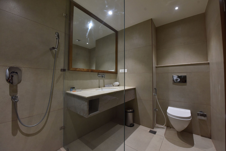 Bathroom 3, Hotel Rama Continental, Kaushambi